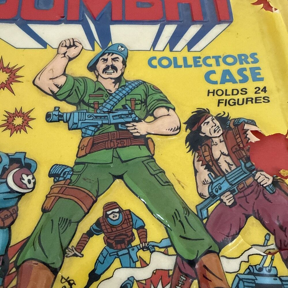Vintage Tara Toys GI Joe Combat Collectors Case for Figures Read - Picture 9 of 14